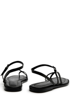 A.emery Lucia Leather Sandals Black