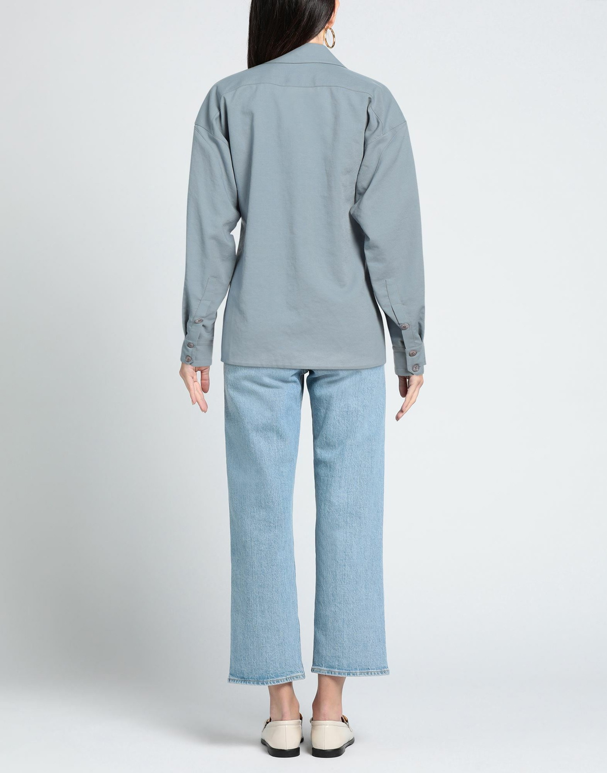 Low Classic Womens Shirt Pastel in Blue