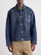 Beams Plus - Digger Distressed Denim Jacket - Blue