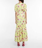 Rotate Birger Christensen Thora floral jacquard maxi dress