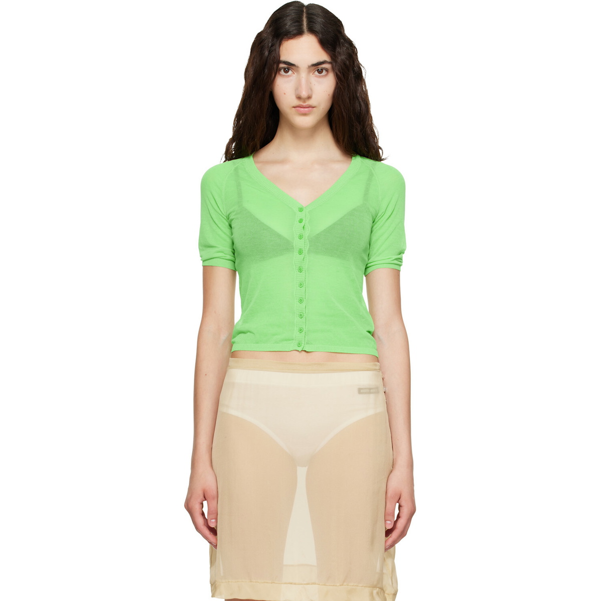 Paloma Wool Green Nice Cardigan