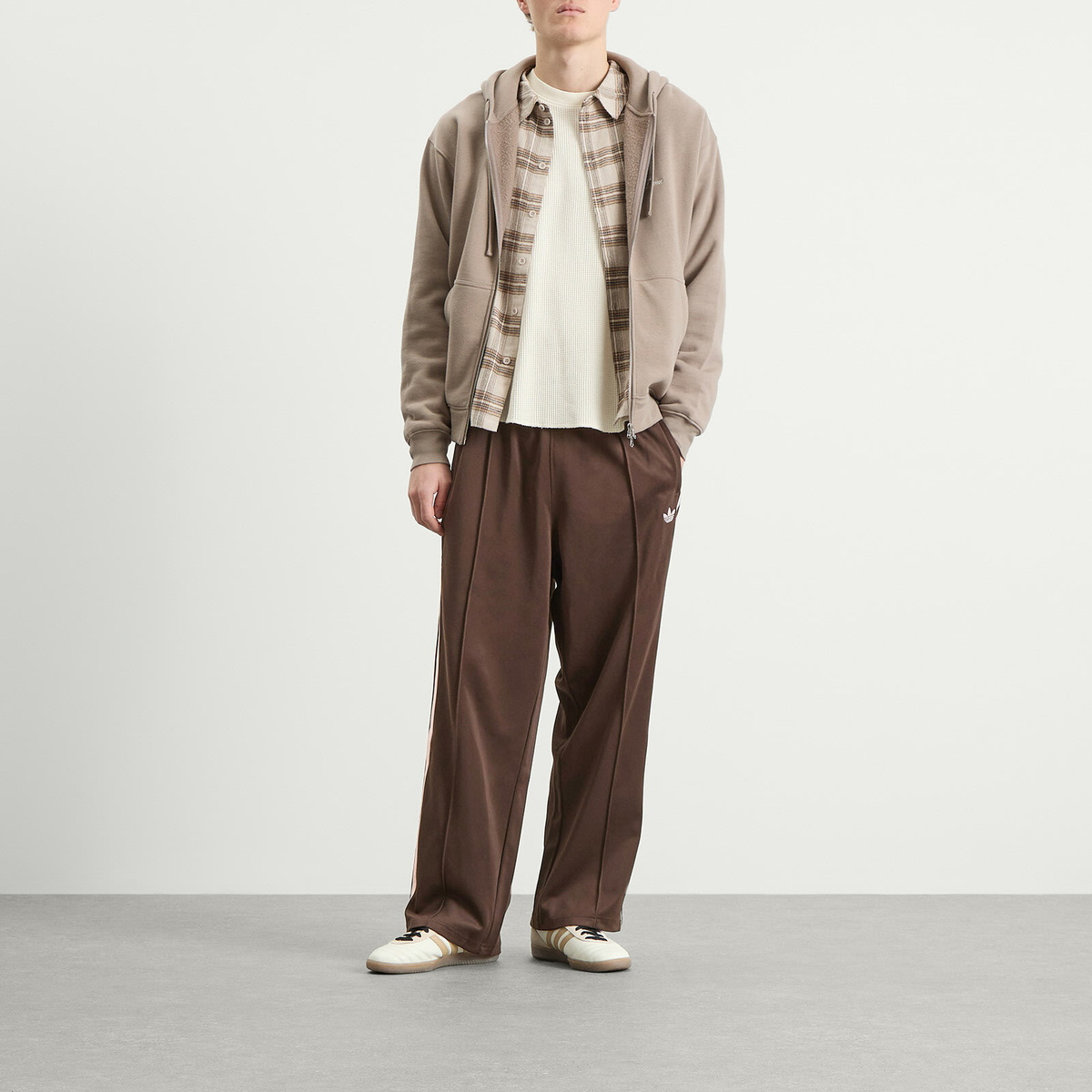 Adidas Men's Firebird Track Pant in Aurora Coffee