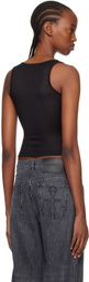 AMBUSH Black Scoop Tank Top
