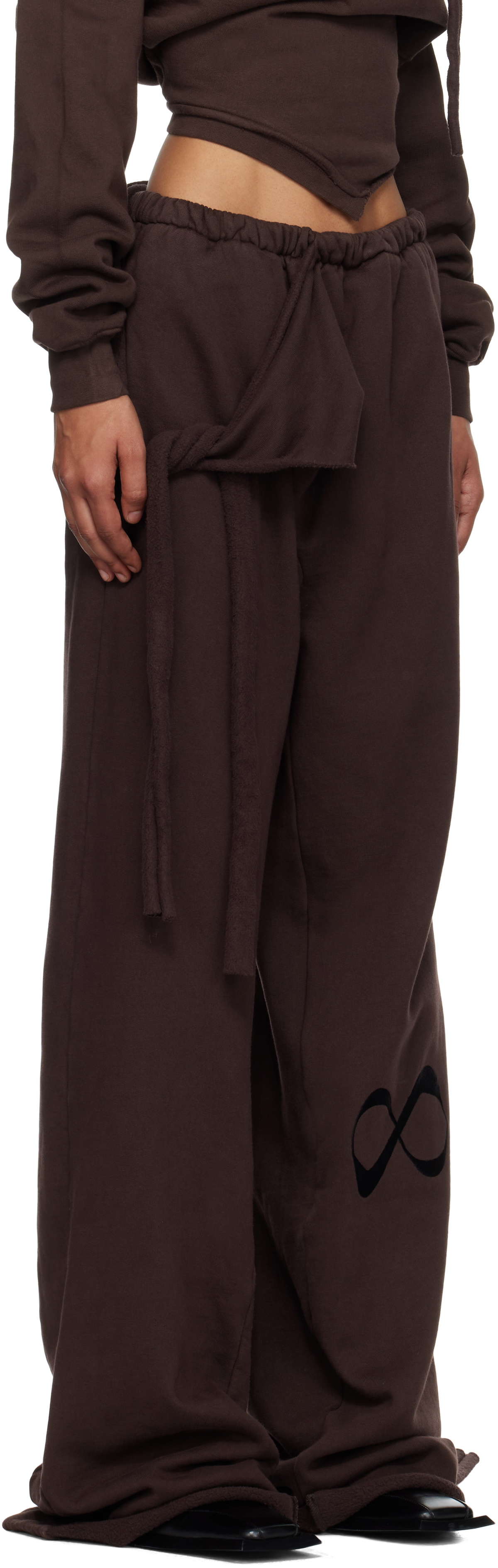 Ottolinger Brown Otto Wrap Sweatpants