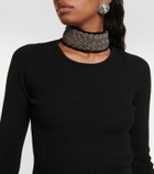 Giuseppe di Morabito Embellished wool-blend sweater