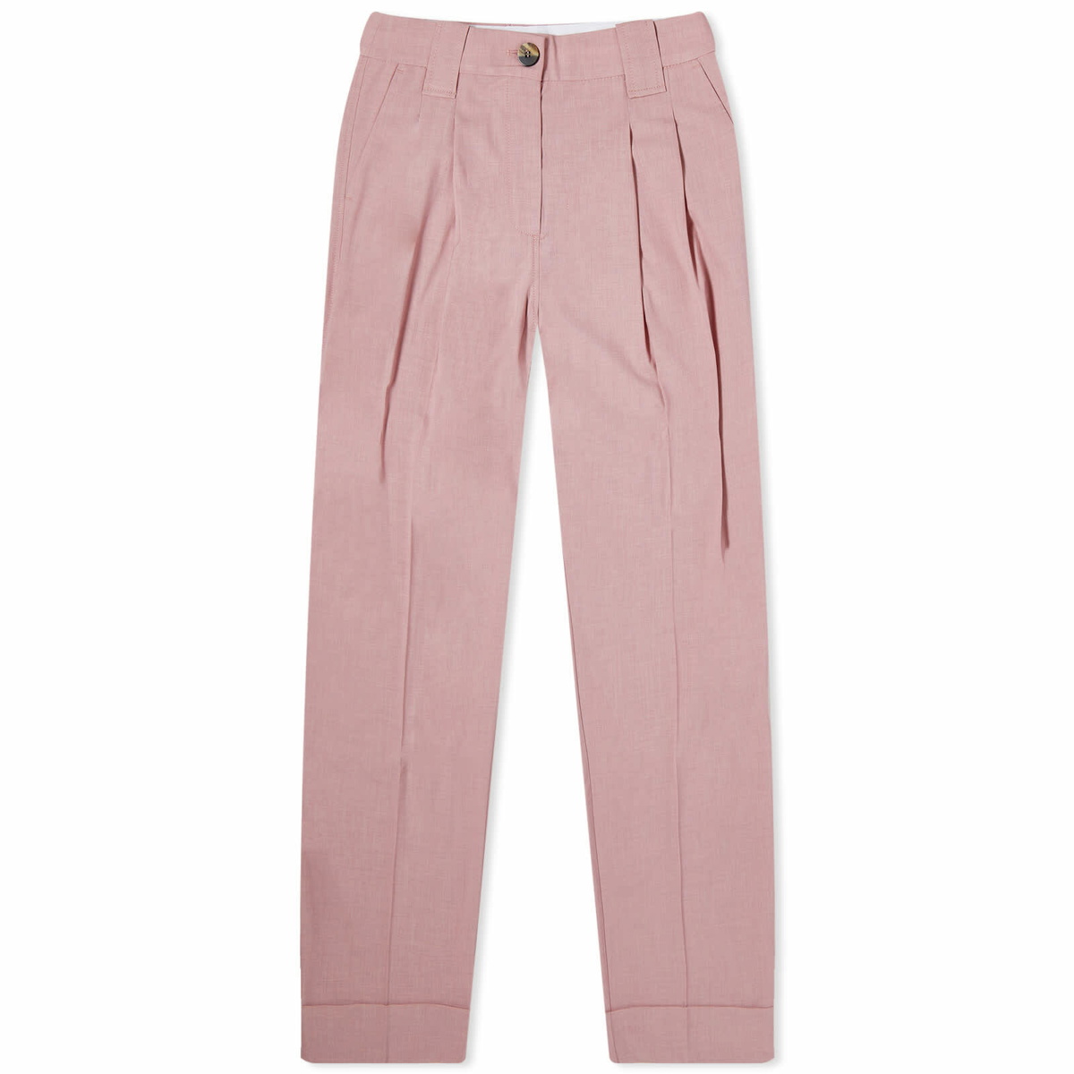 EXTRAVAGANT PANTS WITH DETACHABLE DECORATIVE TULLE AND PLEATED DETAILS