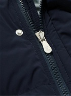 Brunello Cucinelli - Quilted Padded Shell Hooded Down Parka - Blue