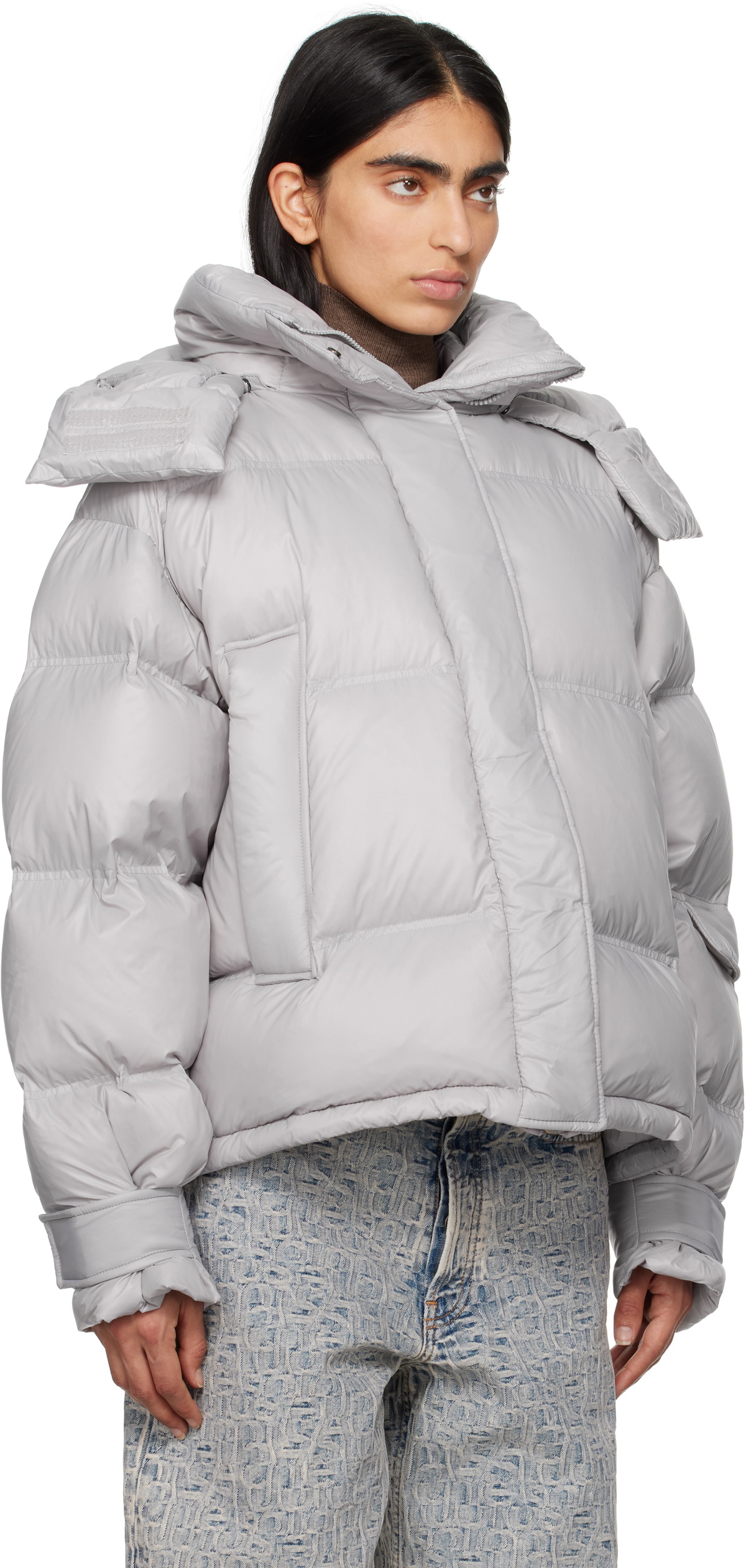 Holzweiler Gray Steilia Short Down Jacket Holzweiler