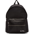 A.P.C. Black Camden Backpack