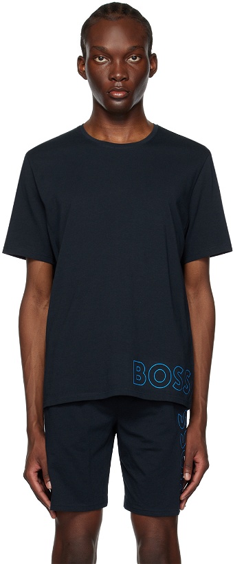Photo: BOSS Navy Identity T-Shirt