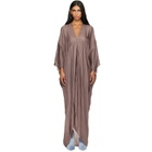 Rick Owens Purple Tower Tommykite Maxi Dress