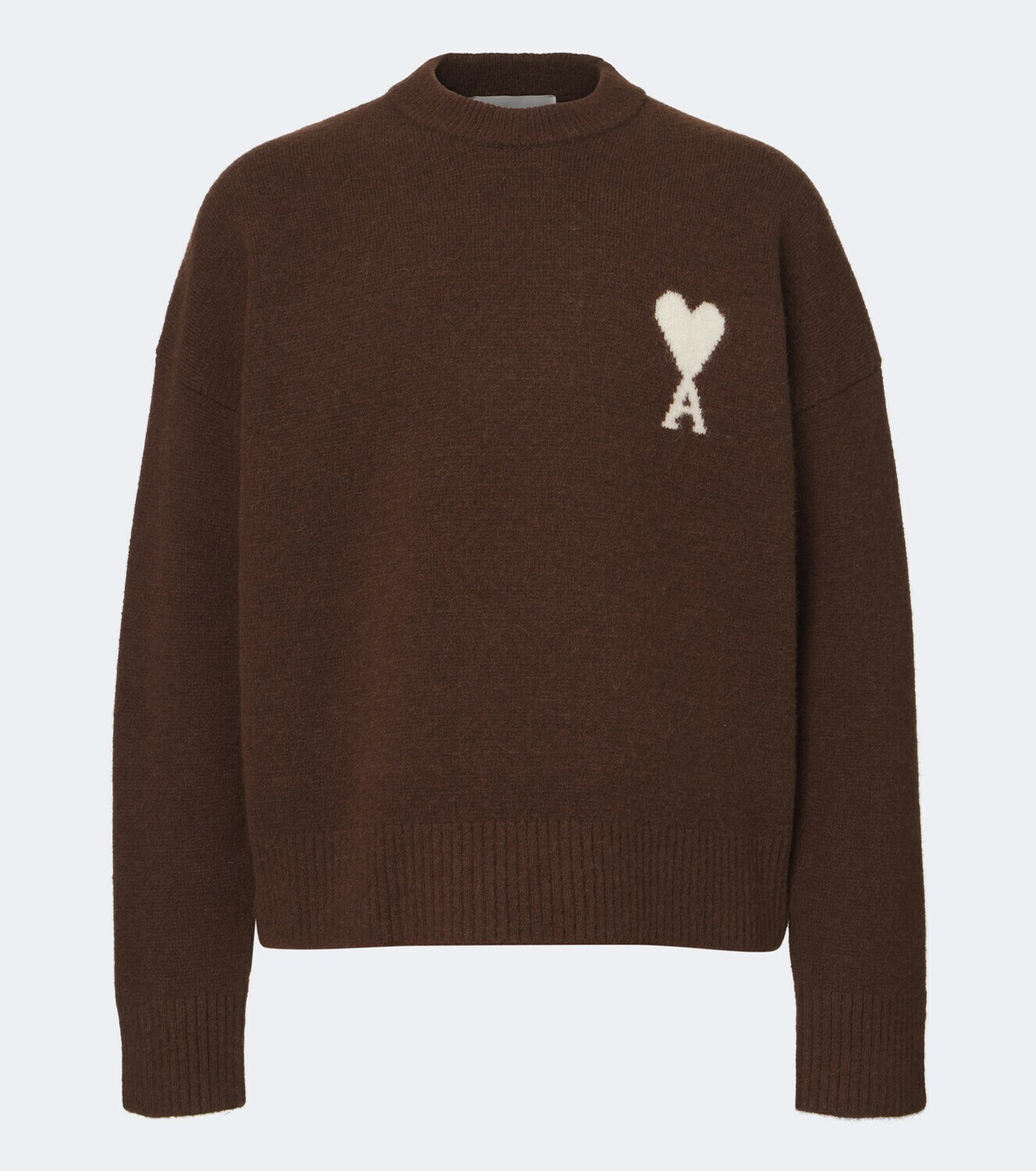 Ami Paris Ami de Coeur alpaca and wool-blend sweater