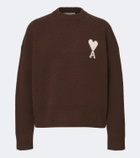 Ami Paris Ami de Coeur alpaca and wool-blend sweater