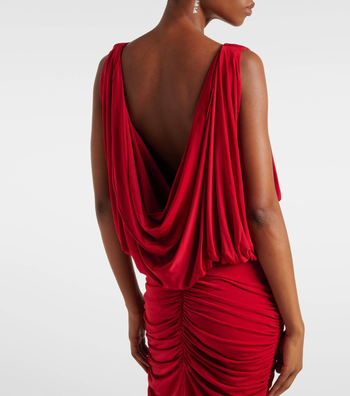 Magda Butrym Ruched draped midi dress Magda Butrym Magda Butrym Ruched draped midi dress Magda Butrym