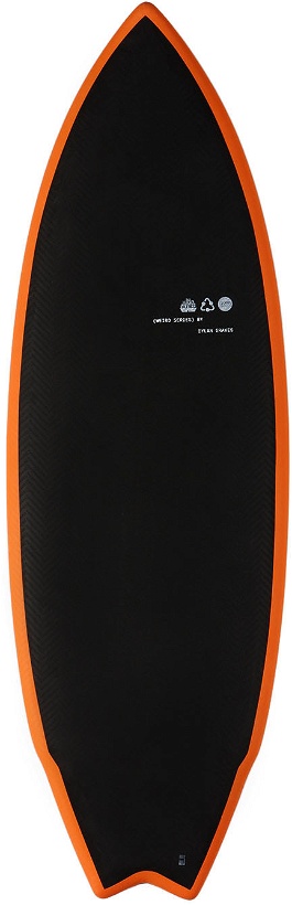 Photo: Haydenshapes SSENSE Exclusive Black & Orange Hypto Weird Waves Surfboard