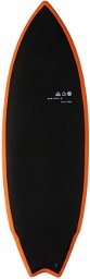 Haydenshapes SSENSE Exclusive Black & Orange Hypto Weird Waves Surfboard