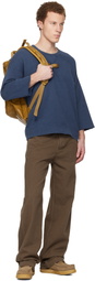 visvim Blue Jumbo SB 3/4 DMGD Sweatshirt