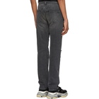 Balenciaga Grey Knee Hole Archetype Jeans