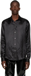GmbH Black Jacquard Print Asmud Shirt