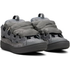Lanvin Gray Monocolor Curb Sneakers