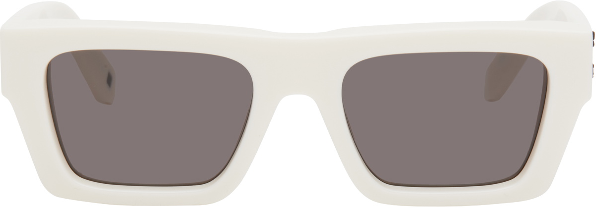 Off-White White & Gray Oregon Sunglasses Off-White