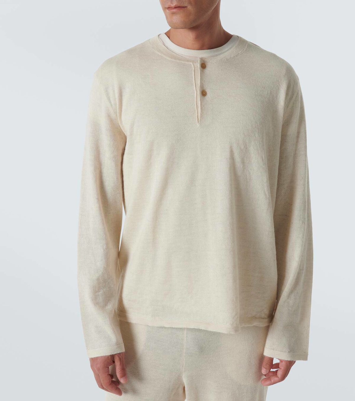 The Row Ennio wool and silk top The Row