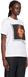 Comme des Garçons Shirt White Andy Warhol T-Shirt