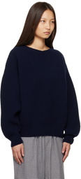 Baserange Navy Mea Sweater