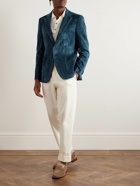 Lardini - Corduroy Suit Jacket - Blue