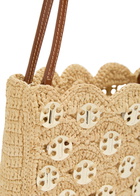 Rabanne Sac A Main Embellished Raffia Shoulder bag - Natural - One Size