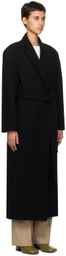 Olēnich Black Belted Coat