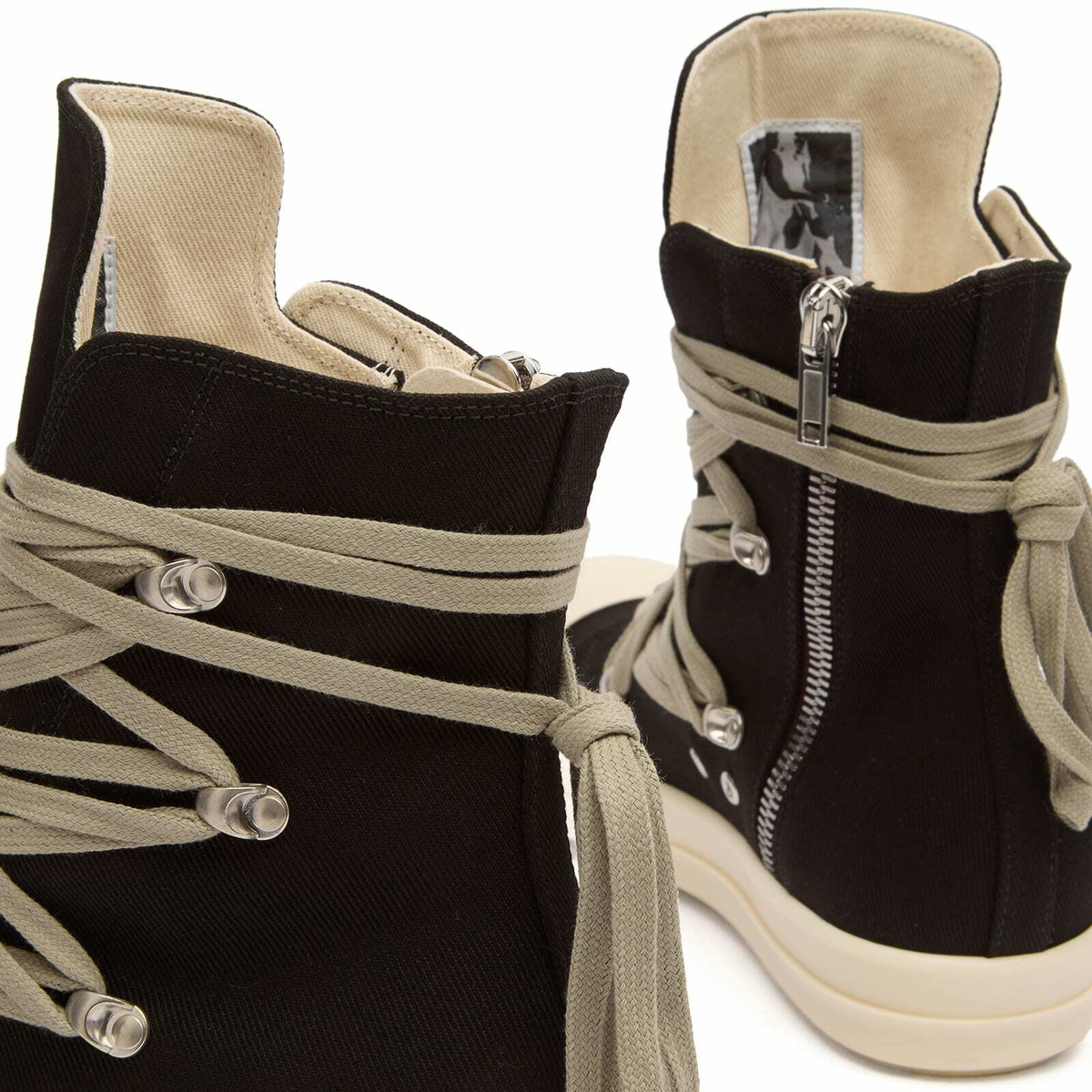 Rick Owens DRKSHDW Men's Pentagram Mega Lace in Black Rick Owens