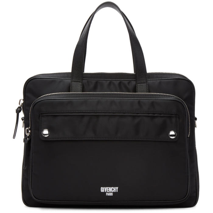 Photo: Givenchy Black Nylon Briefcase