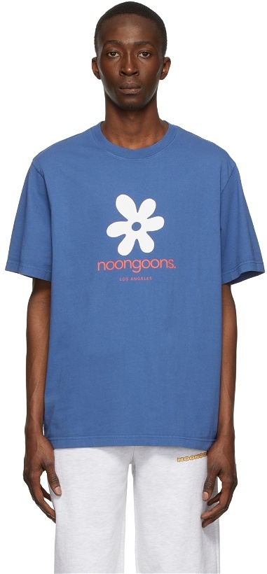 Photo: Noon Goons Blue Cotton T-Shirt