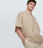 King & Tuckfield Cupro wrap shirt