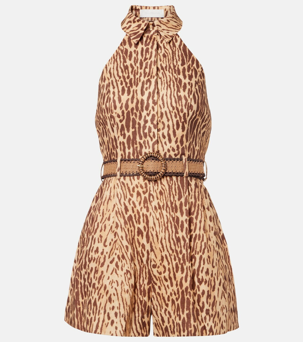 Zimmermann Printed linen jumpsuit
