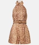 Zimmermann Printed linen jumpsuit