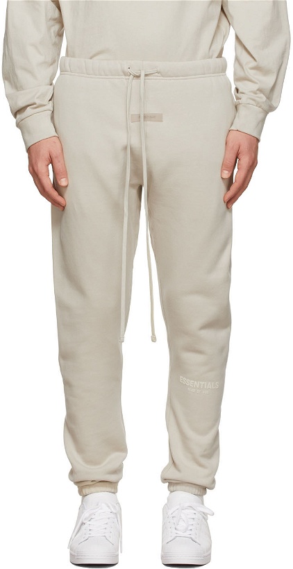 Photo: Essentials Beige Fleece Lounge Pants