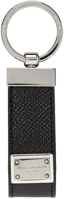 Photo: Dolce & Gabbana Black Dauphine Keychain