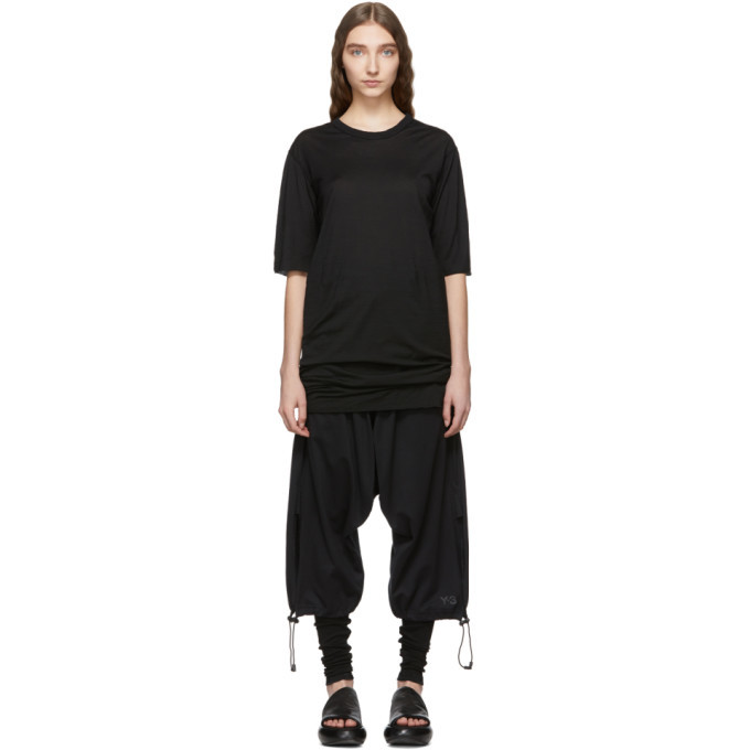 Photo: Boris Bidjan Saberi Black Object-Dyed Mens Fit T-Shirt