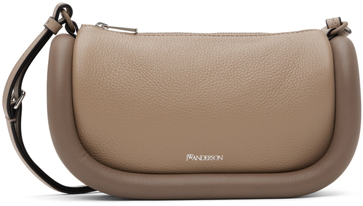 Photo: JW Anderson Taupe Bumper-12 Leather Crossbody Bag