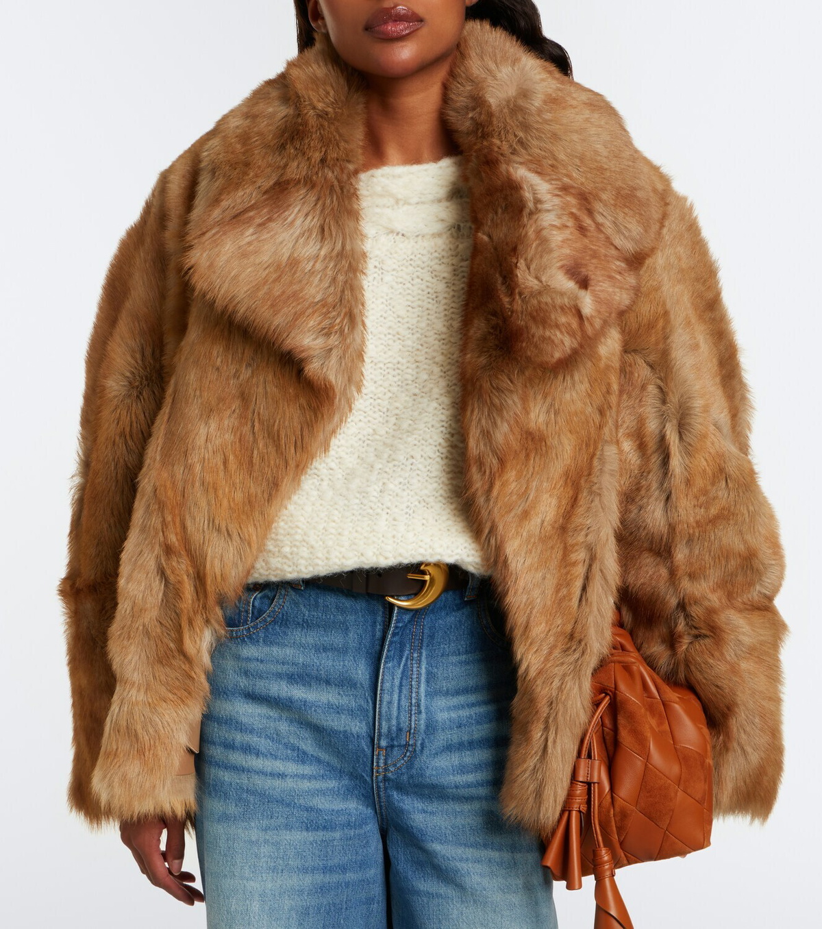 Zimmermann Valiant belted shearling jacket