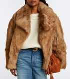 Zimmermann Valiant belted shearling jacket