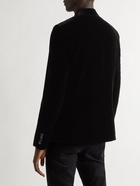 SAINT LAURENT - Velvet Blazer - Black