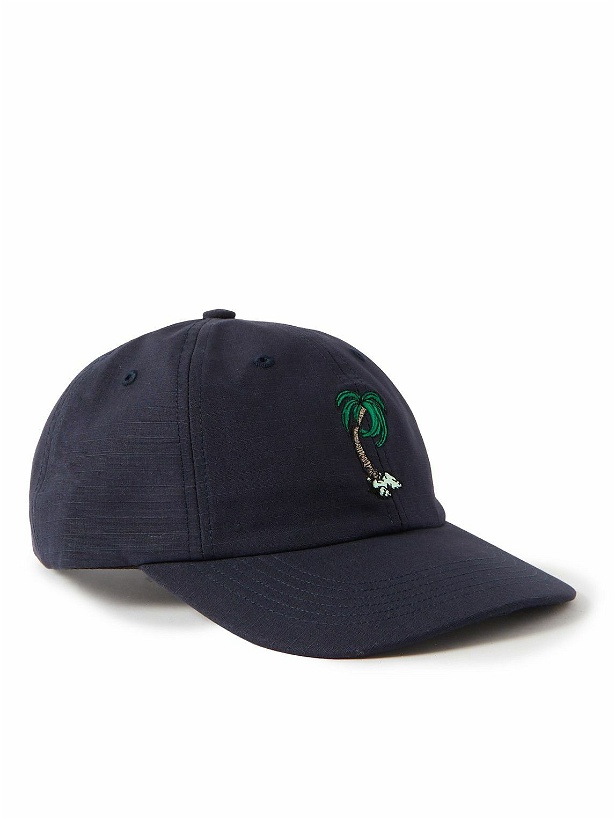 Photo: Pop Trading Company - Embroidered Cotton-Ripstop Baseball Cap
