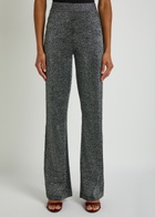 Missoni Lamé Fine-knit Trousers Silver