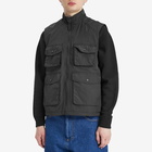 Pop Trading Company Men's Reversible Safari Vest in Anthracite