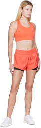 Reebok Classics Orange 2-In-1 Sport Shorts