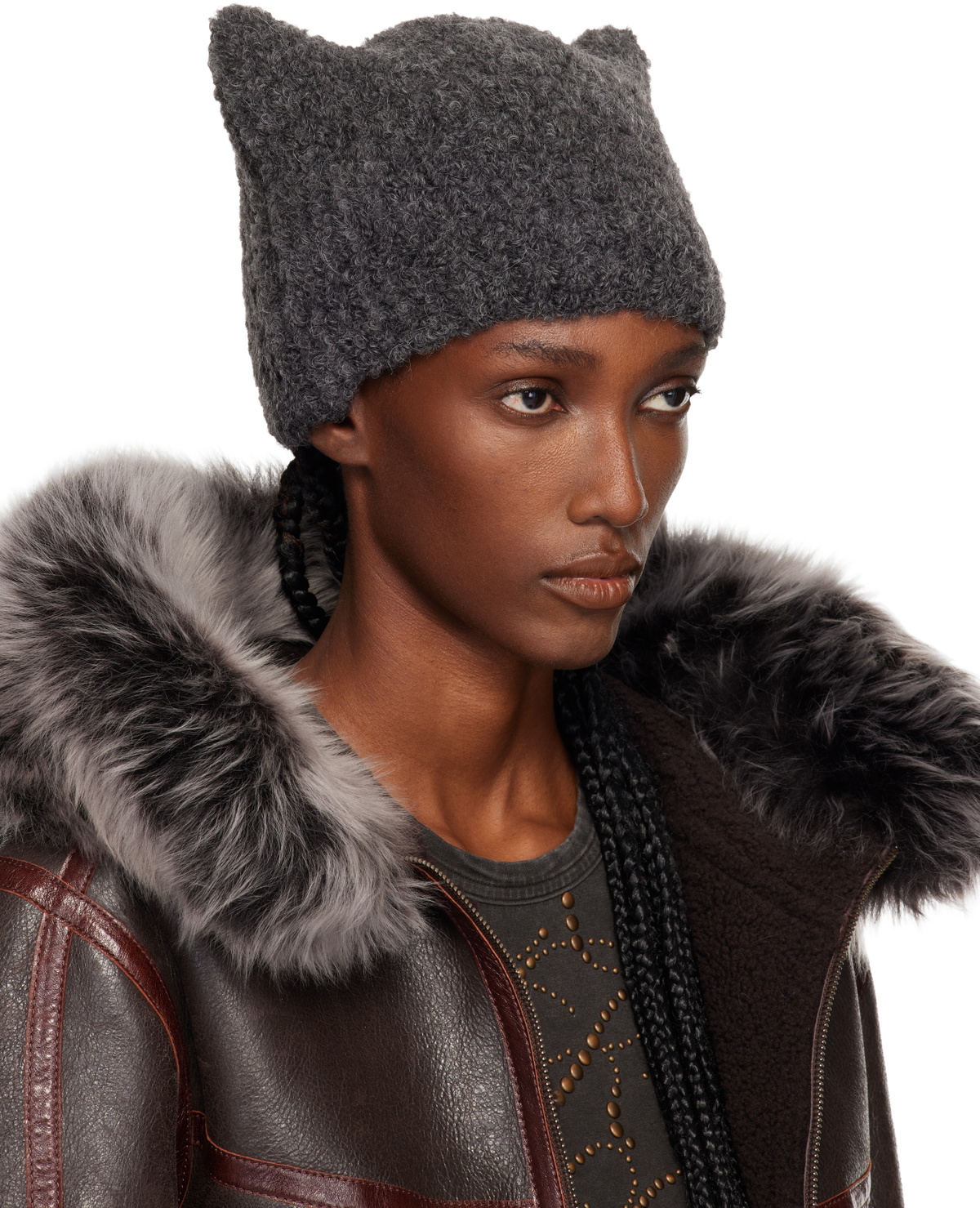 KNWLS Gray Precious Beanie