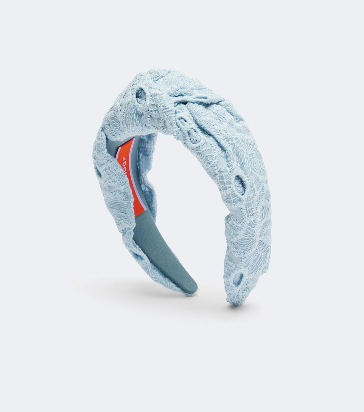 La DoubleJ Knotted printed cotton headband